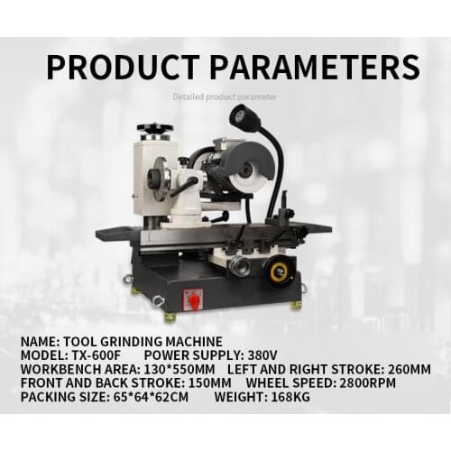 TX-600F Tool Grinding Machine Double Linear Guide Rail Multifunctional Grinding Machine Tool Grinding