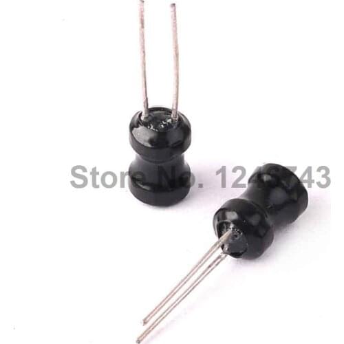 100PCS 100MH 6*8mm Radial Leaded Power Inductor 100MH