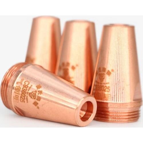 2Pcs/Lot Gas gouging plasma P80 slotted venting nozzle one shot dual-use gouging cutting gun groove nozzle