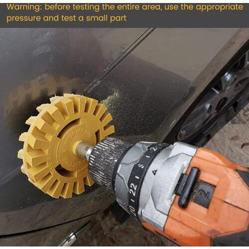 20MM Car Rubber Eraser Wheel Pad Rubber Disk Decal Eraser Wheel Car Polish Auxiliary Tool Car Sticker Remover Paint Cleaner