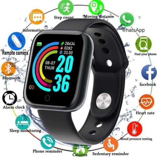 2020 Smart Watches Men Watch Smart Blood Pressure Smartwatch Women Waterproof Heart Rate Tracker Sport Clock For Android IOS