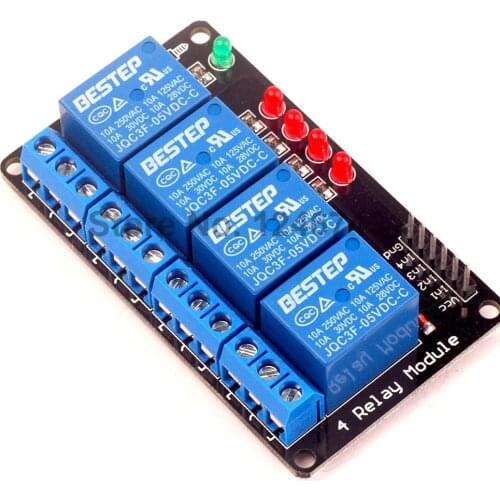 4Channel Lamp Relay 5V Relay Module Relay Output 4Way Relay Module for Arduino In Stock