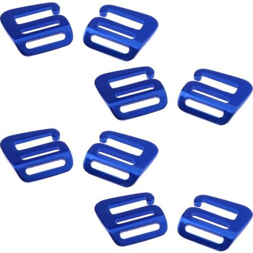 4-Pair 1''/25mm Aluminium Alloy G Hook Webbing Buckle for Backpack Bag Belts