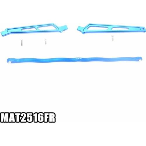 ARRMA aluminum alloy body middle beam fixed keel tie rod + front and rear support fixed bracket setARA32 AR320503 ARA724530