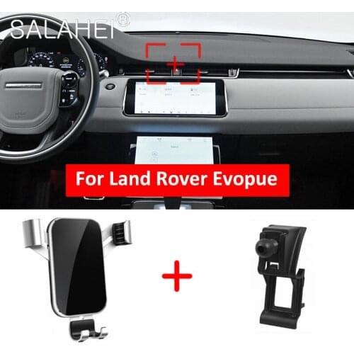 Car Mobile Phone Holder For Land Rover Evopue Mini Air Vent Mount GPS Support Smartphone Stand Cell Phone Bracket Accessories