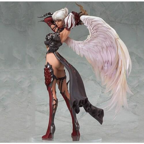 30CM Unpainted DIY GK hand resin white mold Heaven 2 Dark Angels Kamael DIY Paint Graffiti Toys