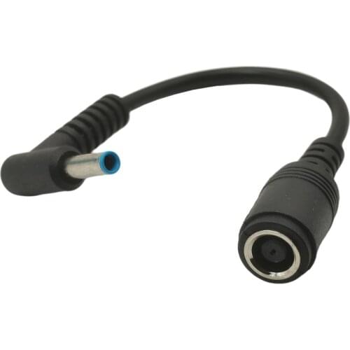DC Power Charge Converter Adapter Cable 7.4*5.0 to 4.5*3.0 For HP Dell Black