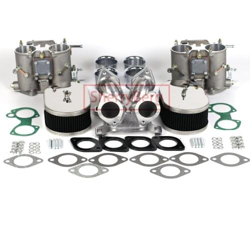 SherryBerg FAJS EMPI WEBER Carburettor Carb Carburetor Conversion Kit 4 Barrel Holley Adaptor W Twin 48 DCOE For Ford Chevy V8