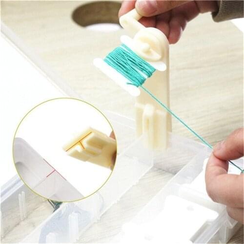 Stitch Embroidery Thread Storage Box Household Daily Accessories 36 Grid Cross Hand-Cranked Thread Winding Machine Set