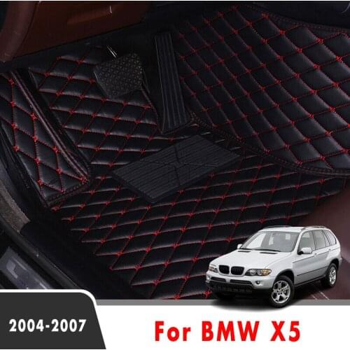 Carpets For BMW X5 2007 2006 2005 2004 Car Floor Mats Artificial Waterproof Leather Custom Interior Accessories Car Mats Cover