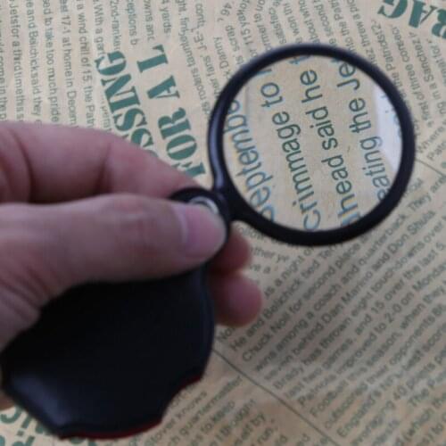 Mini Pocket Folding Jewelry Magnifier Magnifier Glass Lens-Y103 6X 58mm