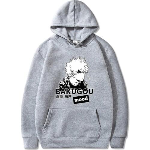 My Hero Academia Bakugou Katsuki Unisex Hoodie Printed Men/women Hoodie Long Sleeve Sweatshirt