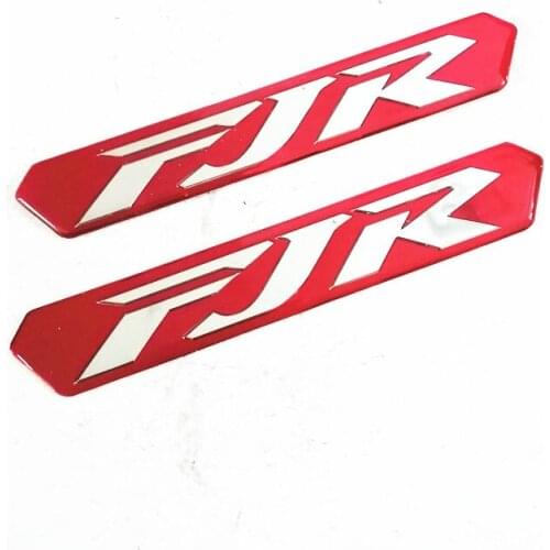 For Yamaha FJR1300 FJR 1300 Motorcycle Fairing Stickers Helmet Decal Aluminum Epoxy EPD General Purpose sticker Red Color