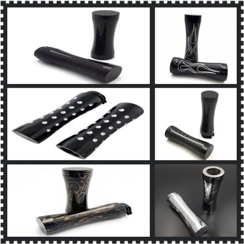 Aftermarket free shipping motorcycle accessories Motorcycle Flame Style 1" Hand Grips For Harley Sport Tour Glide Fxrt Chrome