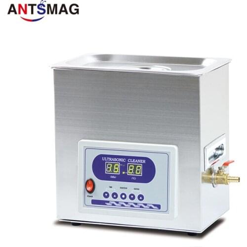 New Stainless Steel 5L Heated Ultrasonic Cleaner Heater w/Timer LCD Screen 120W