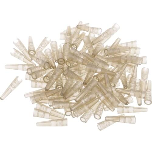 Pack of 100pcs Tail Rubber Tubes for Saftey Clips Carp Fishing Rig Sleeves 17 mm/0.67 inch