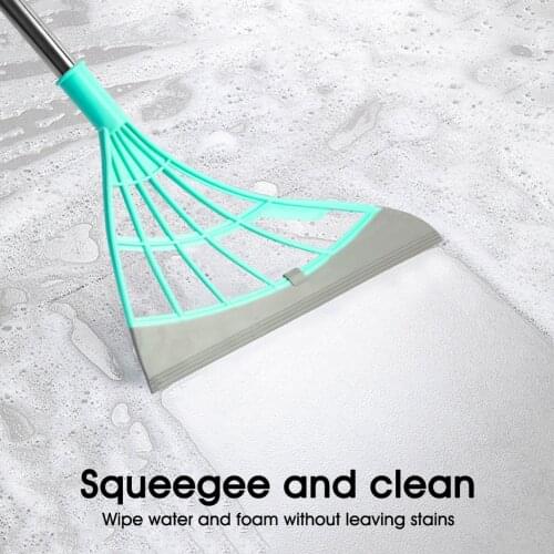 Magic Wiper Broom Silicone Mop For Wash Floor Clean Wipe Squeeze Pets Hair Non-Stick Tools Windows Scraper Sweeping And Kitchen