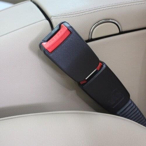 2 pieces of car seat belt clip extender for seat leon ibiza FOR alfa romeo/Volkswagen/AUDI A4 A3 A6//LADA/Opel astra