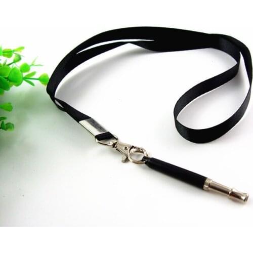 200 pcs Hot Dog Whistle Stop Barking Silent Ultrasonic Sound Repeller Train With Strap New