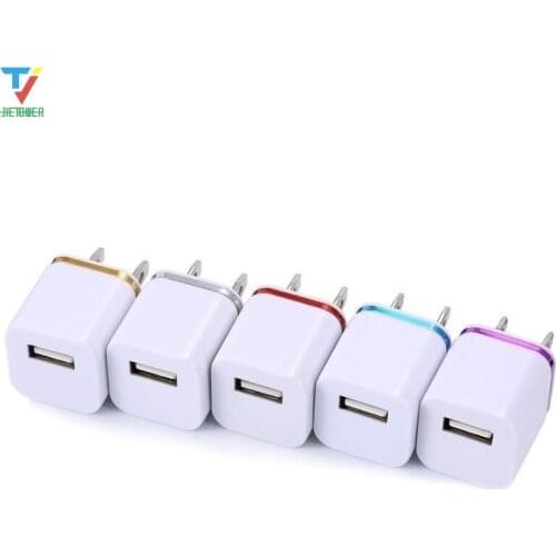 500pcs/lot Hot Selling High Quality us Plug USB AC Travel Wall Charging Charger Power Adapter For iPhone X 8 7 wholesale cheap