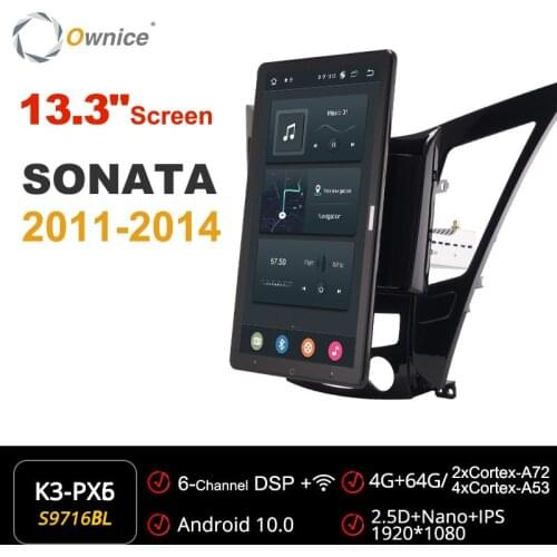 Ownice 13.3 Inch 1920*1080 Android for Hyundai Sonata 2011-2014 Car Radio Auto Multimedia Video Audio GPS Player head Unit