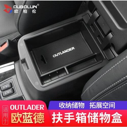 Car-Styling Car Central armrest box storage box decoration for Mitsubishi Outlander 2013 2014 2015 2016 2017 2018 2019
