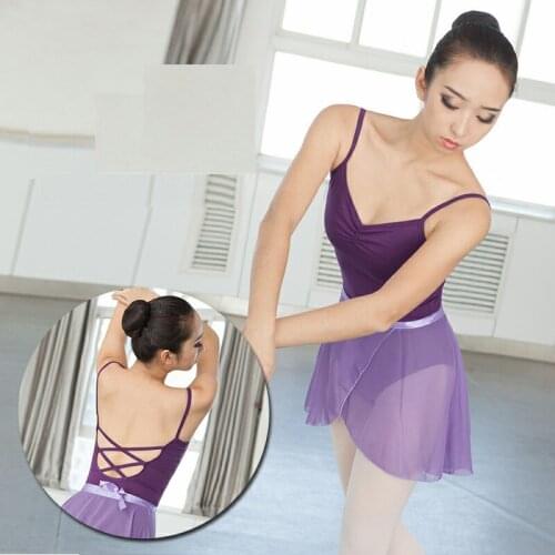Sling Ballet Leotards For Women Ballet Dancewear Cotton Ballet Gymnastics Leotard Sexy Black Mesh Dance Leotards National Dance