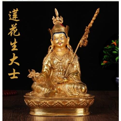 20cm # GOOD Buddha Buddhist bless family home Safety Health wealth efficacious Protection Padmasambhava Guru Rinpoche statue