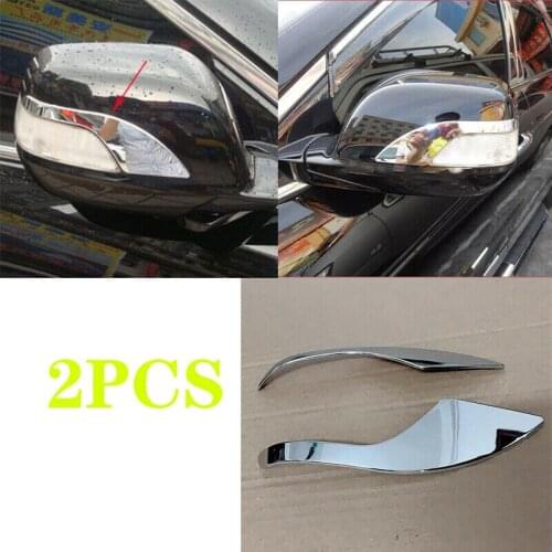 For 2007-2010 2011 HONDA CR-V CRV ABS chrome exterior rear view mirror strip trim