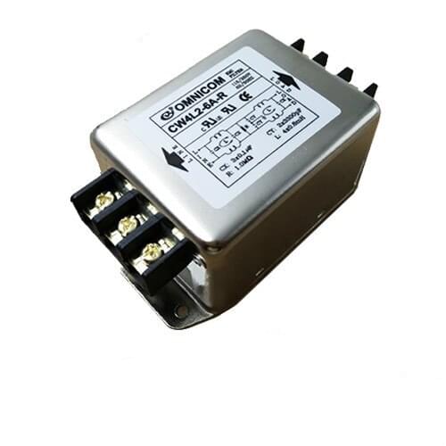 Power EMI Filter 220V10A Two-stage Terminal Block Rail Type CW4L2-6A/10A-R