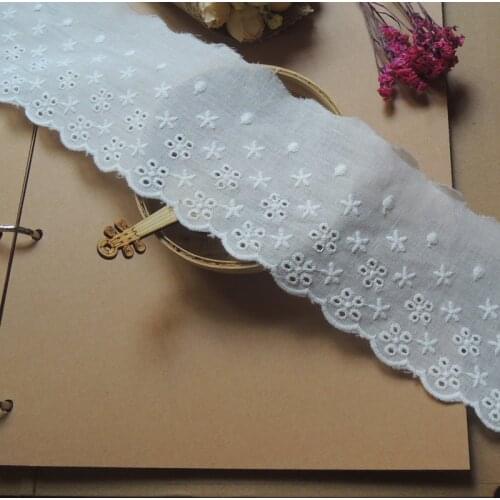 Custom made cotton lace lace accessories material DIY handmade wide 8cm