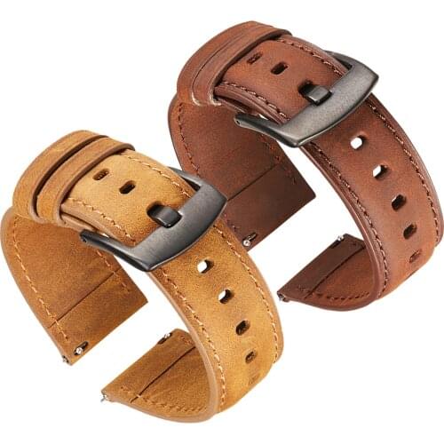 Crazy Horse Leather Strap For SUUNTO 9 PEAK Watch Band For SUUNTO 3 Wristband Bracelet watchband Replace Accessories correa