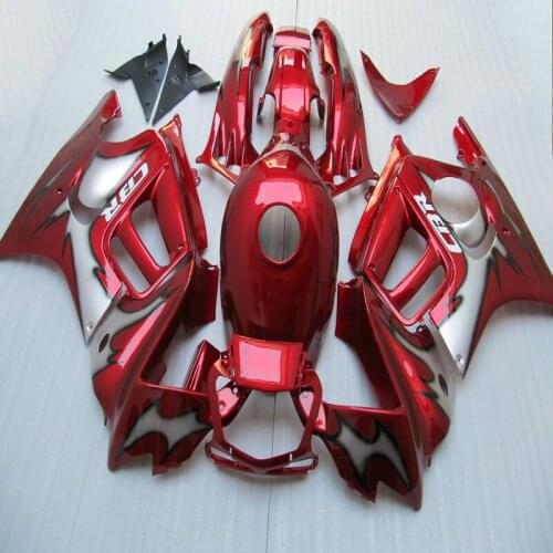Red Body For HD CBR600F3 97-98 CBR600RR 97 98 CBR 600F3 CBR600 F3 CBR 600 F3 1997 1998 Fairing