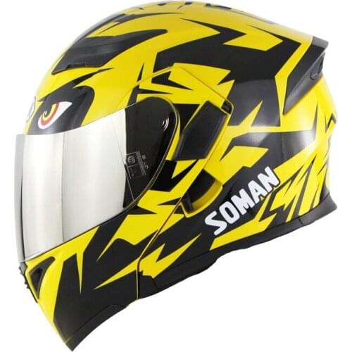 Motorcycle helmet, double lens, open face helmet, outdoor safety for men and women, motorcycle helmet, 955 days' eyesight