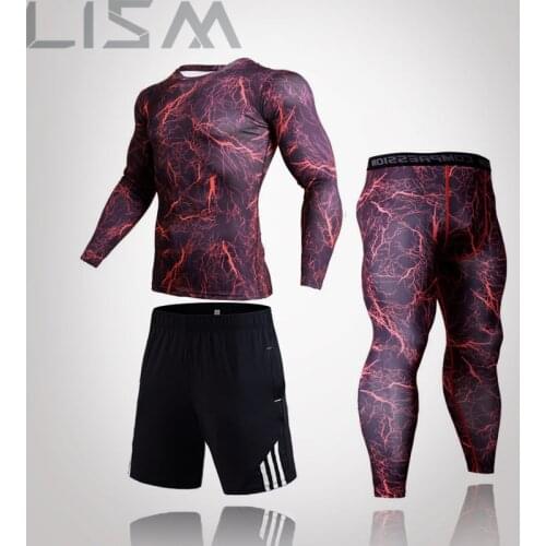 Mens Casual 2021 Winter New Brand Camouflage Clothes Jogger Sportswear Pull +3PC Sets Of Mens Sportswear Sports Suit Clothing