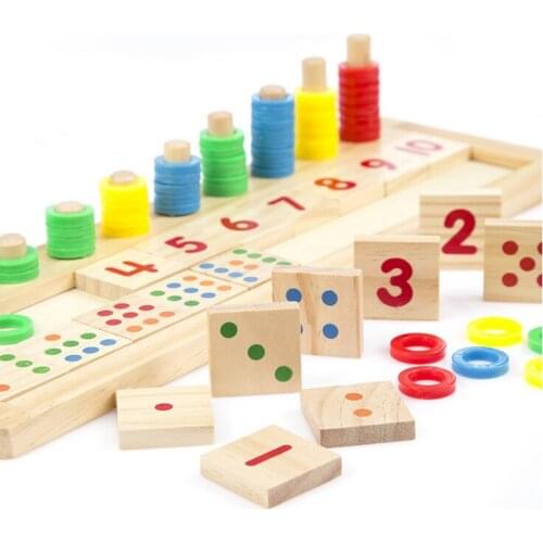 N049 Free Shipping classic childrens toys early education puzzle childrens digital paired puzzle, the new hot