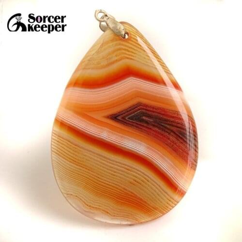 Natural Red Agates Pendants Charms Necklaces Womens Crystal Slice Brazil Healing Reiki Stone Beads for Jewelry Making BC095