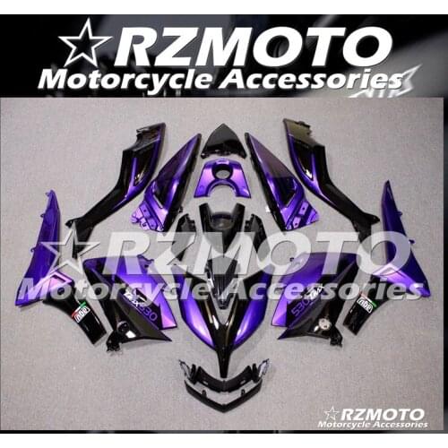 New ABS Motorcycle Fairing Kits Fit For Yamaha TMAX530 Tmax 530 2015 2016 15 16 T-MAX tmax530 Bodywork Set Custom Black Purple