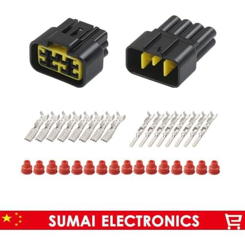 Sample,8 Pin 2.3mm male&female Auto connector for Furukawa,Auto waterproof connector for Toyata,VW,Honda,BMW etc