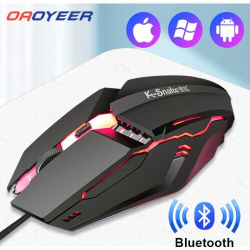 M11 Gaming Electronic Sports RGB Streamer Horse Running Luminous USB Wired PC Computer 1600DPI Laptop Mouse Both hands