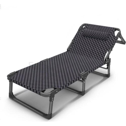 Multilayer folding bed single nap artifact accompanying bed portable marching bed simple household recliner