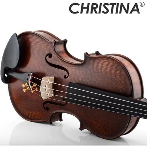 Christina EU2000B violin 4/4 Made in Europe Violin High-grade Handmade antique matte violin with fiddle case bow