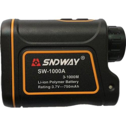 SNDWAY SW-1000A 1000M Laser Range Finder Scope Meter Speed Measurer Monocular Rangefinder 6X Distance Outdoor Sports Monocular