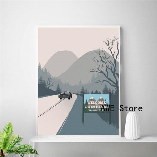 Twin Peaks TV Series Shows Classic Movie Anime Poster And Prints Canvas Painting Art Wall Pictures For Living Room Home Decor