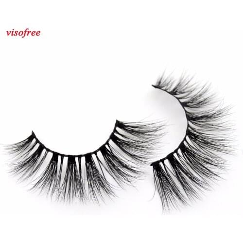 Visofree Eyelashes Mink Lashes 3D Mink Hair Eye Lashes Dramatic High Volume False Eyelashes Cruelty free Full Strip Lashes D119