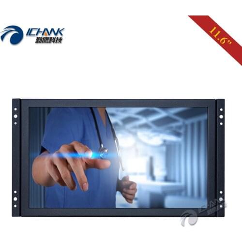 ZK116TC-253R/11.6" 12" inch 1920x1080p Widescreen HDMI USB VGA Embedded Open Frame Resistive Touch LCD Screen PC Monitor Display