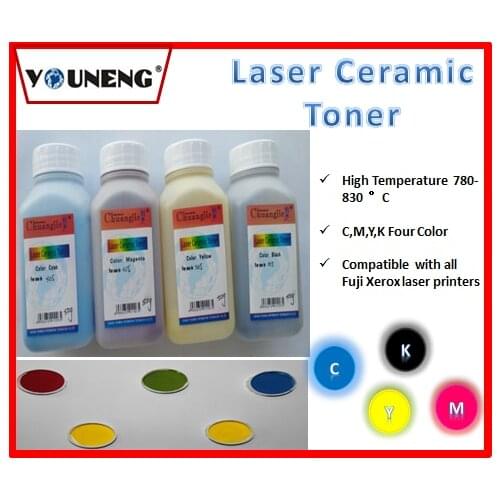 4 Colors/set Toner Powder Compatible For xerox 6510 6500 215 color copier CMYK 100g/color 400g