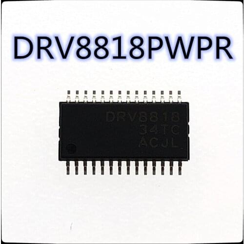 5PCS-20PCS) DRV8818PWPR HTSSOP-28 8818PWPR HTSSOP28 Code: DRV8818 Controller / driver core Brand new original