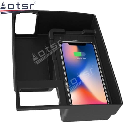 QI Car Wireless Charger For Audi A6L/A7 2016-2018 Intelligent Infrared Fast Charging Phone Holder for iPhone Samsung Huawei