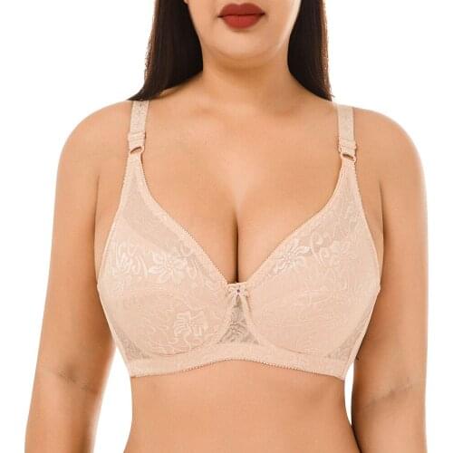 Women Sexy Plus Size Bra Wire Free Underwear Breathable Thin Cup Comfortable Gather Seamless Push Up Underwear Bralette New